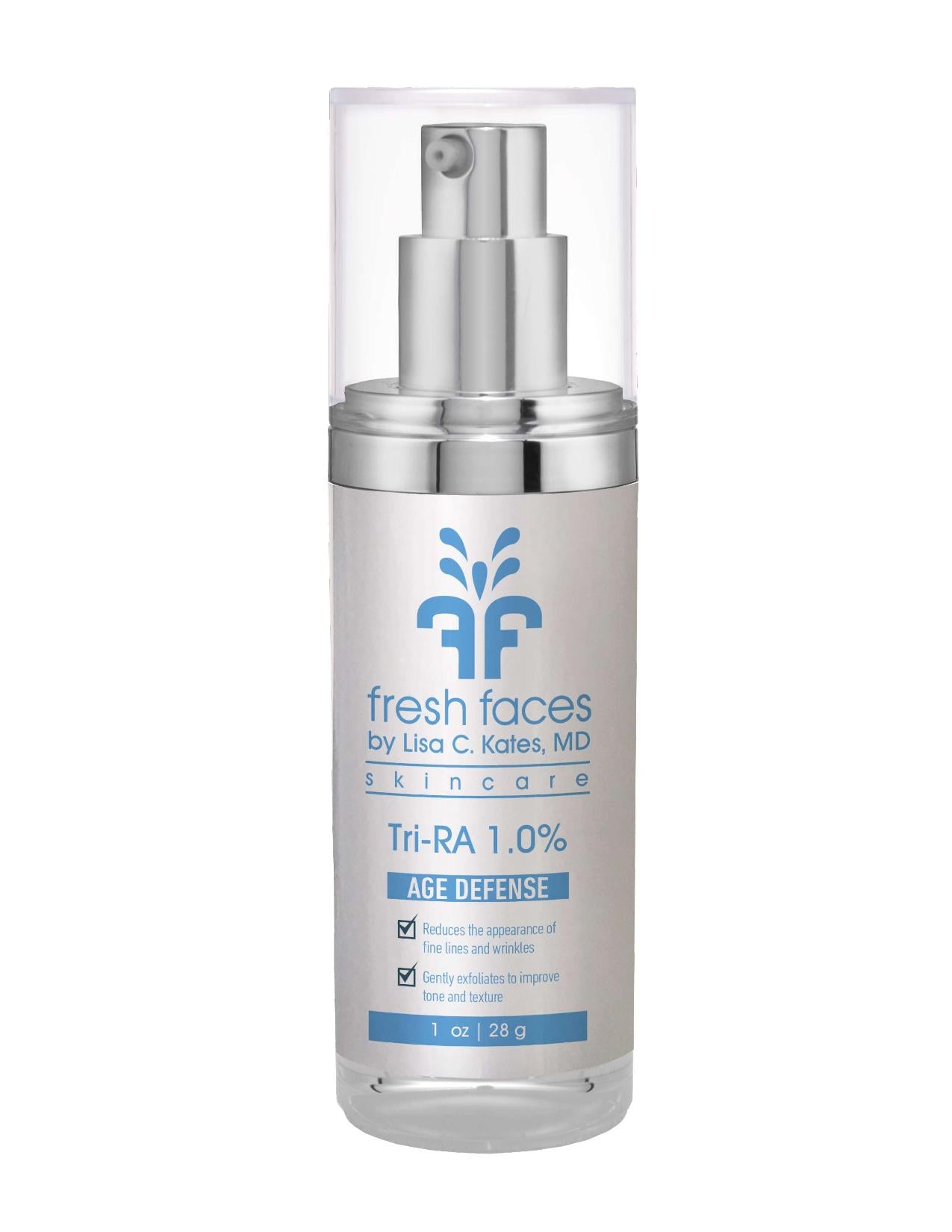 FRESH FACES TRI RA SERUM 1.0% 1.0 oz. PUMP – Dermatology and Skin
